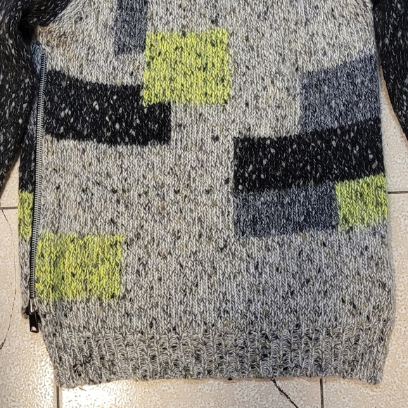 Scotch & Soda / MAISON SCOTH Designer Mohair Blend Knit with Side Zip A - Picture 11 of 12